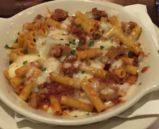 Maggiano's Little Italy signature dishes Taylor Street Baked ZitiMushroom RavioliFour-cheese RavioliChicken Marsala